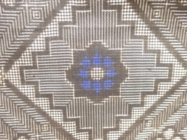 JAPANESE KIMONO / ANTIQUE KIMONO / SILK / DORO OSHIMA TSUMUGI